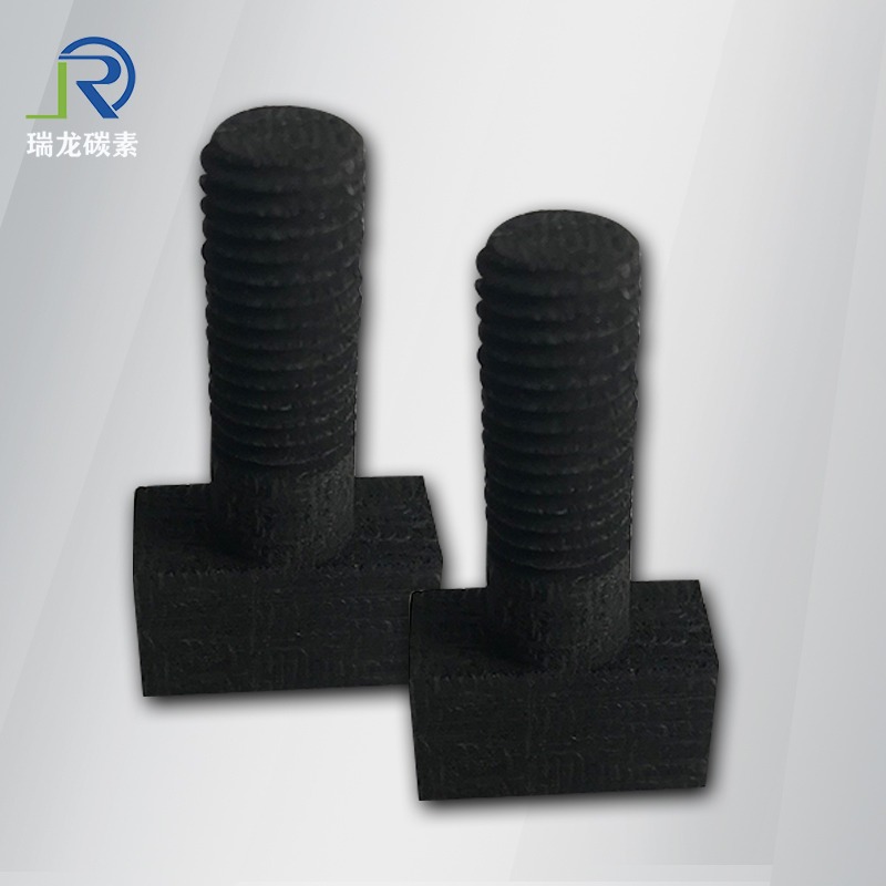 进口碳碳螺钉加工 碳纤维复合材料螺栓定制 热场cfc材料紧固件批发价格