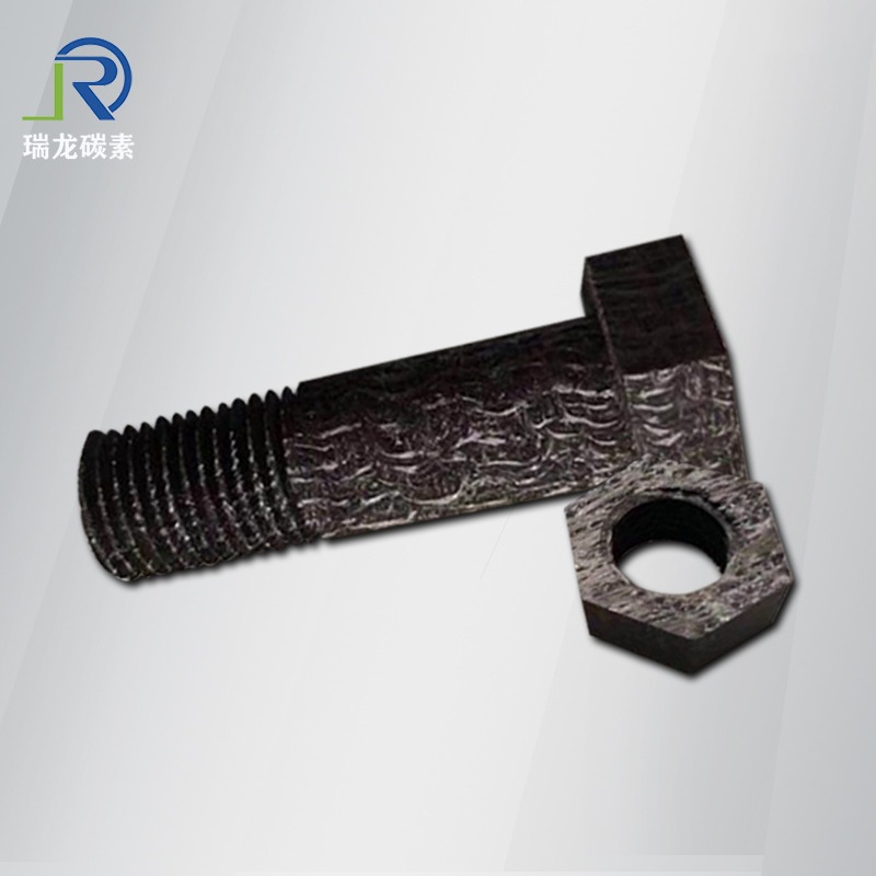 碳纤维螺母加工厂 碳碳复合材料螺丝批发 C/C螺栓价格 CFC材料紧固件定制