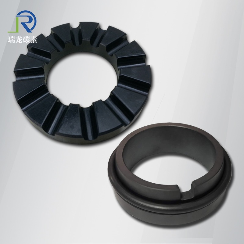 浸渍水泵石墨轴承定制 真空泵石墨密封环价格 屏蔽泵石墨密封圈批发 浸锑石墨轴套加工厂