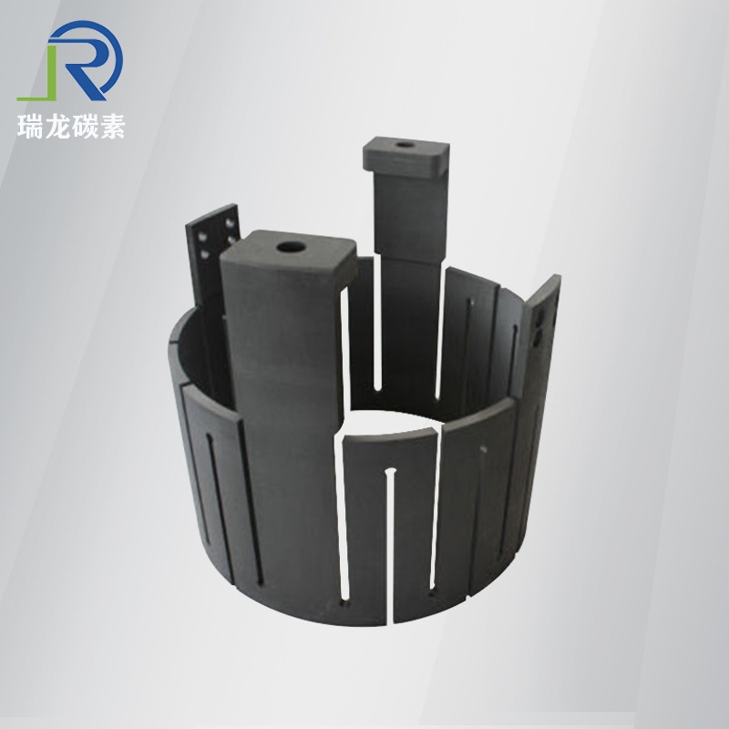 单晶炉石墨热场厂家 石墨热场加热器定制 进口单晶炉石墨件批发 热场石墨发热件价格
