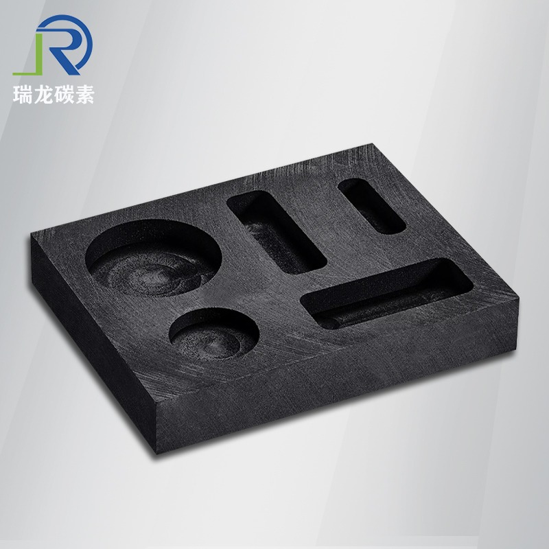 精密熔金银首饰石墨油槽定制 高纯精密石墨匣钵加工 耐高温锂电池烧结石墨料盒