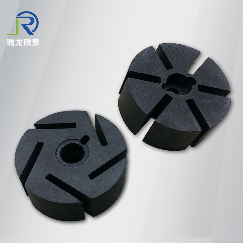进口屏蔽泵石墨转子批发 抗氧化除气机石墨转子定制 冶金熔炼石墨转子价格 耐磨石墨转子加工